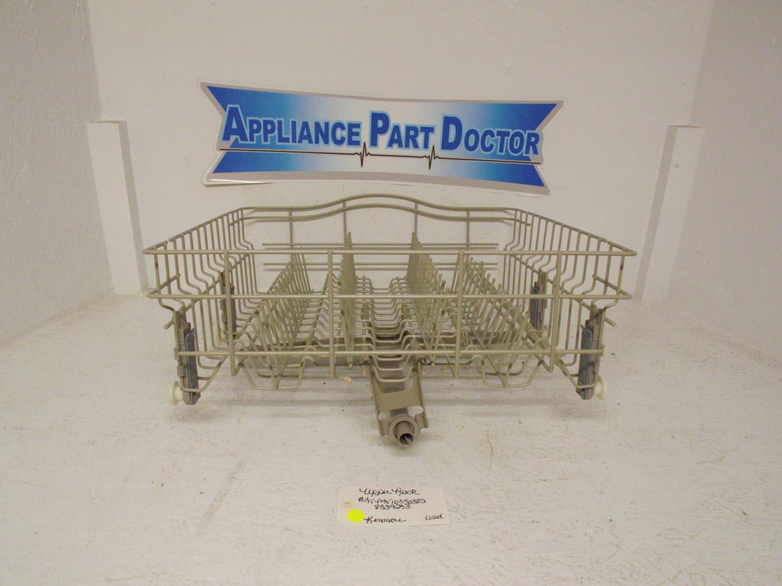 Kenmore Dishwasher WPW10350382 8539233 Upper Rack Used Kenmore Dishwasher WPW10350382 8539233 Upper Rack Used